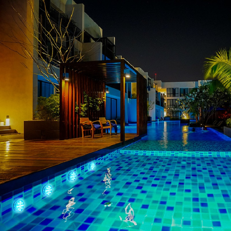 Unterwasser LED Licht mit Fernbedienung – RGB Multicolor Poolbeleuchtung für Badezimmer und Teiche