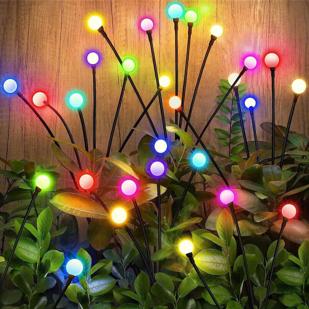 LED Solar Gartenlicht mit flexiblen Lichtkugeln – Wasserdichtes Deko-Licht für Beete und Wege