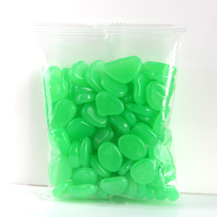 Leuchtsteine für Garten & Dekoration – Phosphoreszierende Kieselsteine in verschiedenen Farben