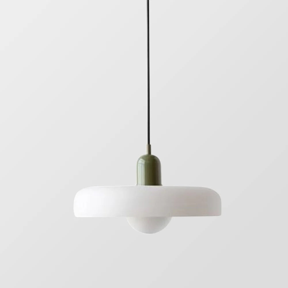 Bunte Glas-Pendelleuchte