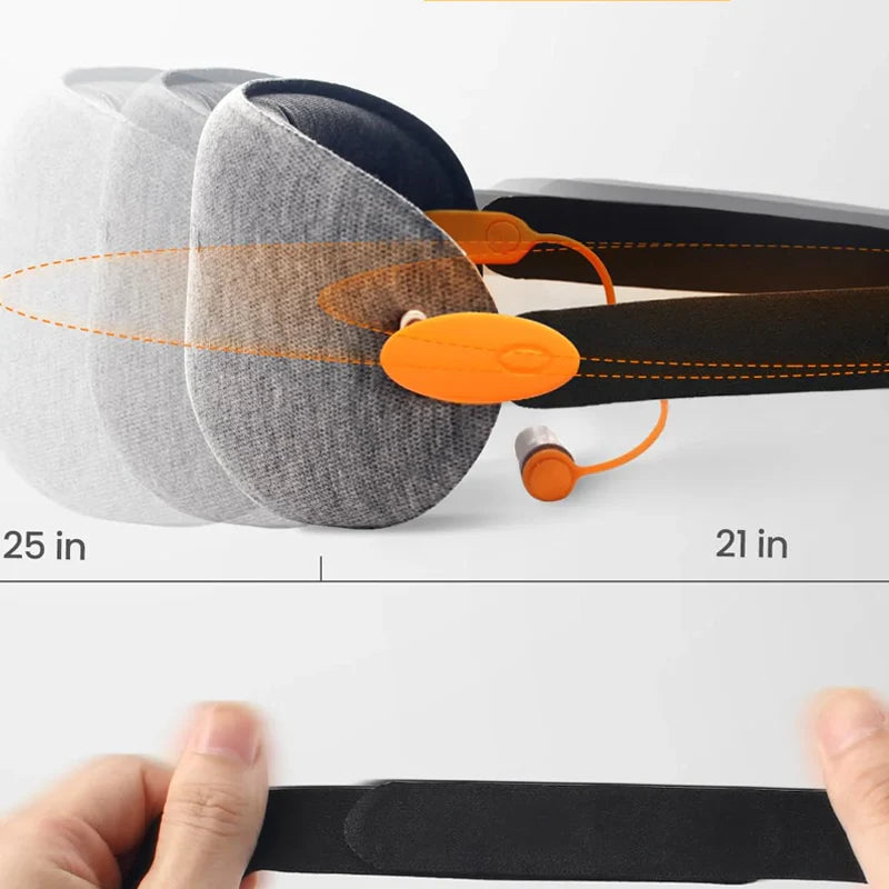 Entspannungs-Augenmaske mit Integrierten Ohrstöpsel
