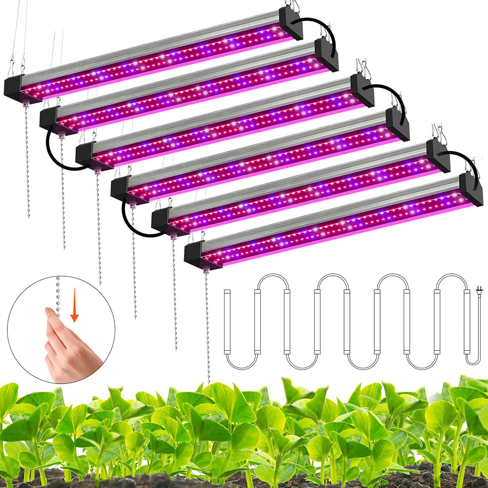 LED Pflanzenlampe mit Vollspektrum-Beleuchtung und Zugschalter für optimales Pflanzenwachstum