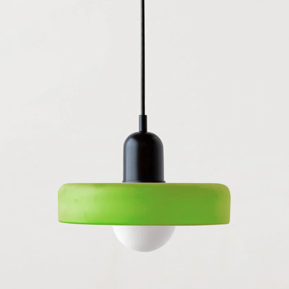 Bunte Glas-Pendelleuchte