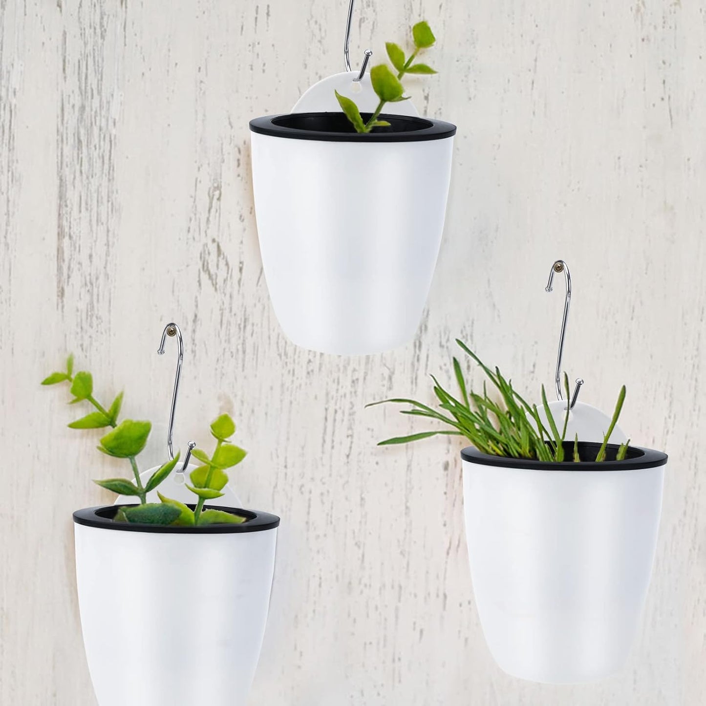 Selbstbewässernder Hängepflanztopf – Moderner Blumentopf für Wandbefestigung