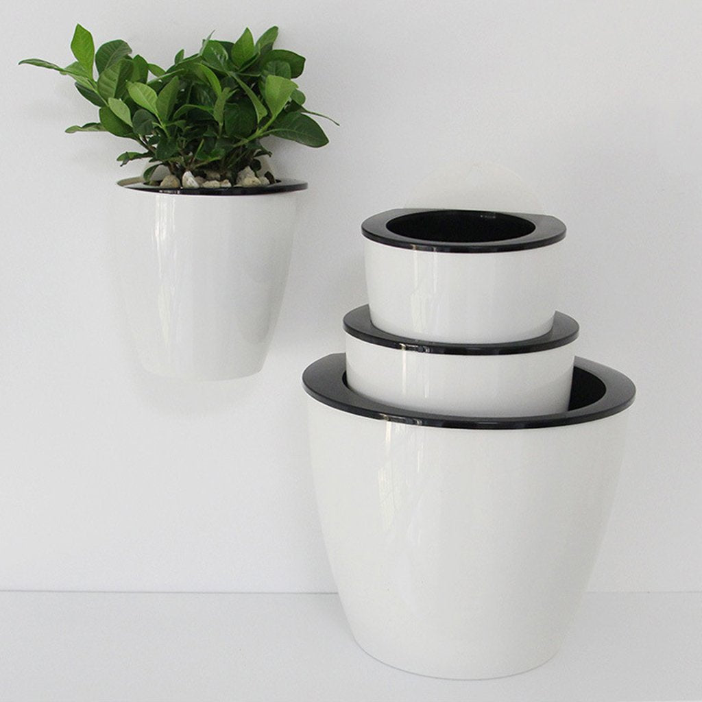 Selbstbewässernder Hängepflanztopf – Moderner Blumentopf für Wandbefestigung