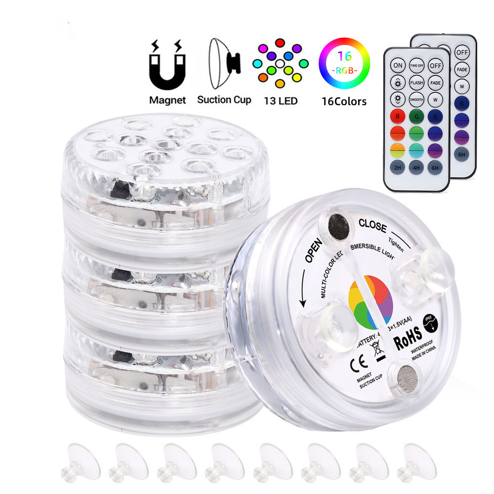 Unterwasser LED Licht mit Fernbedienung – RGB Multicolor Poolbeleuchtung für Badezimmer und Teiche