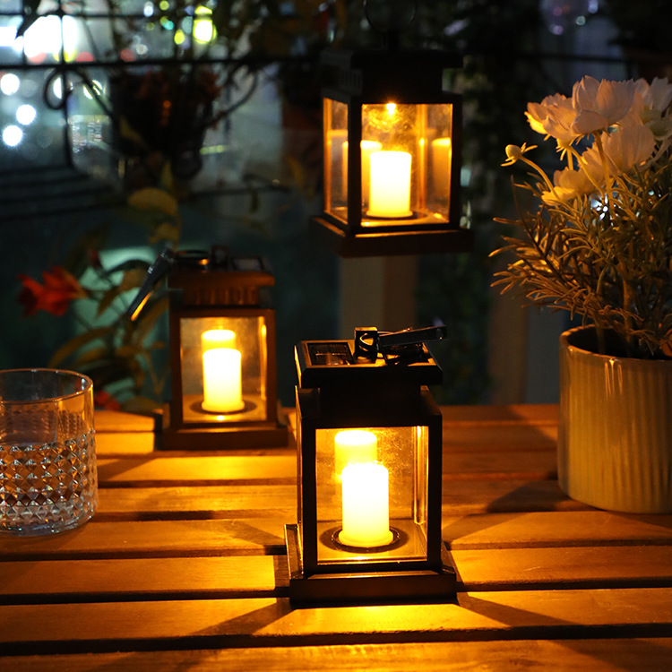 Solar LED Laterne mit Lichterdraht und Aufhängeclip – Wasserdichte Gartenbeleuchtung für Terrasse und Balkon