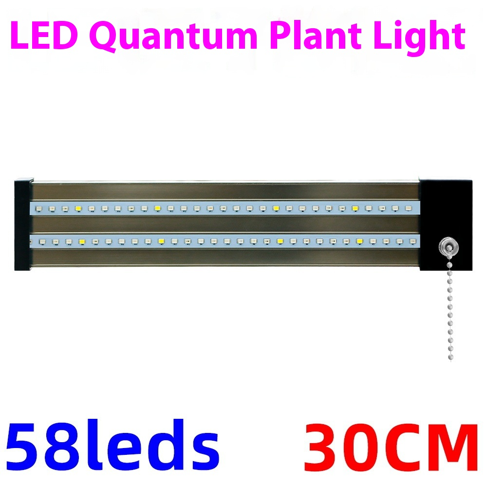 LED Pflanzenlampe mit Vollspektrum-Beleuchtung und Zugschalter für optimales Pflanzenwachstum