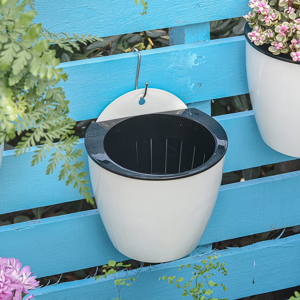 Selbstbewässernder Hängepflanztopf – Moderner Blumentopf für Wandbefestigung