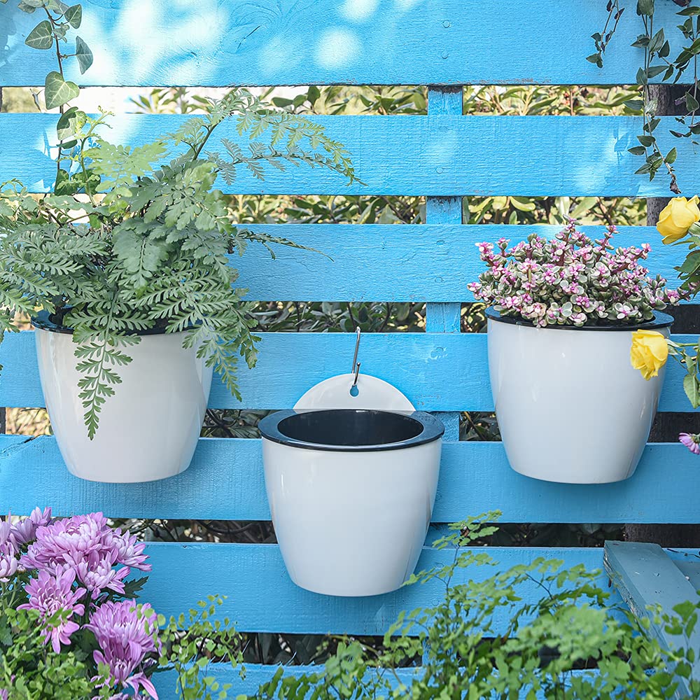 Selbstbewässernder Hängepflanztopf – Moderner Blumentopf für Wandbefestigung