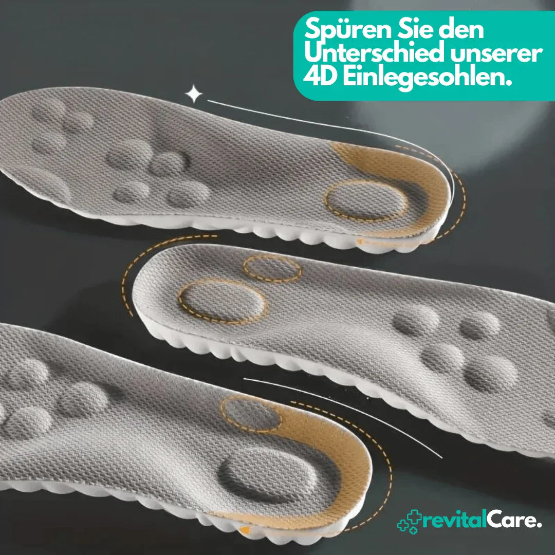 Ergonomische 4D Komfort-Einlegesohlen