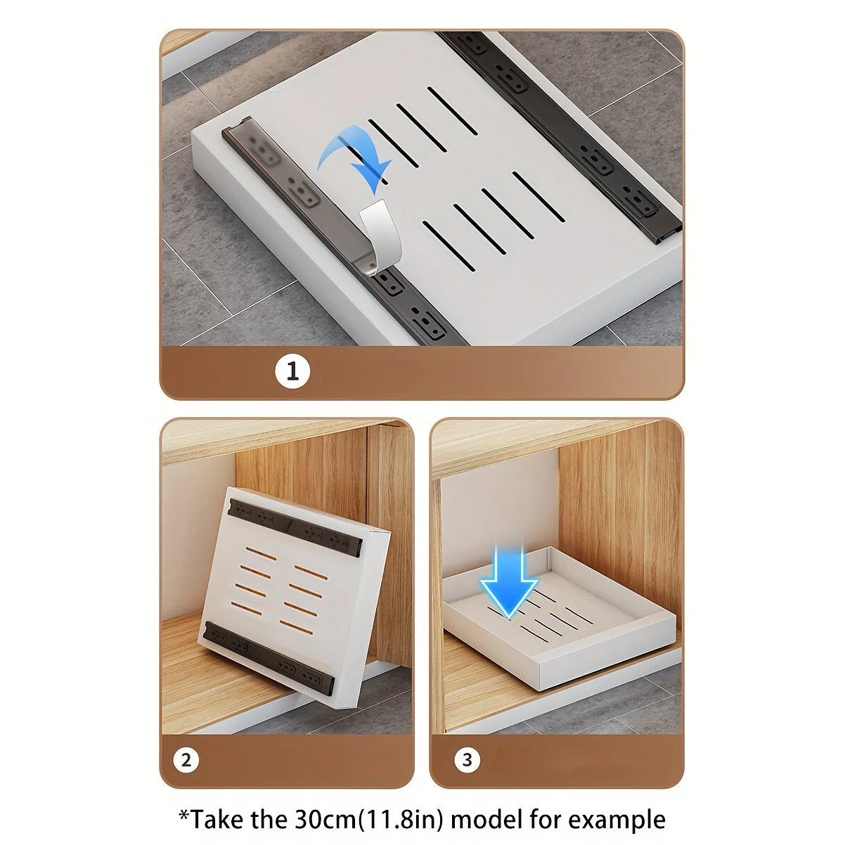 Erweiterbarer Küchenschrank-Organizer