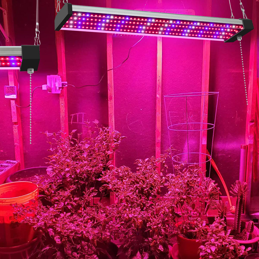 LED Pflanzenlampe mit Vollspektrum-Beleuchtung und Zugschalter für optimales Pflanzenwachstum