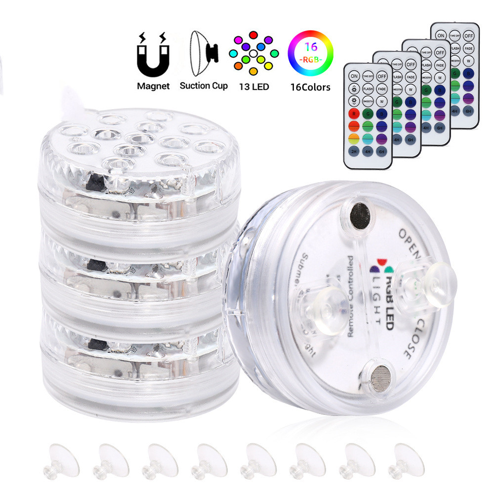 Unterwasser LED Licht mit Fernbedienung – RGB Multicolor Poolbeleuchtung für Badezimmer und Teiche