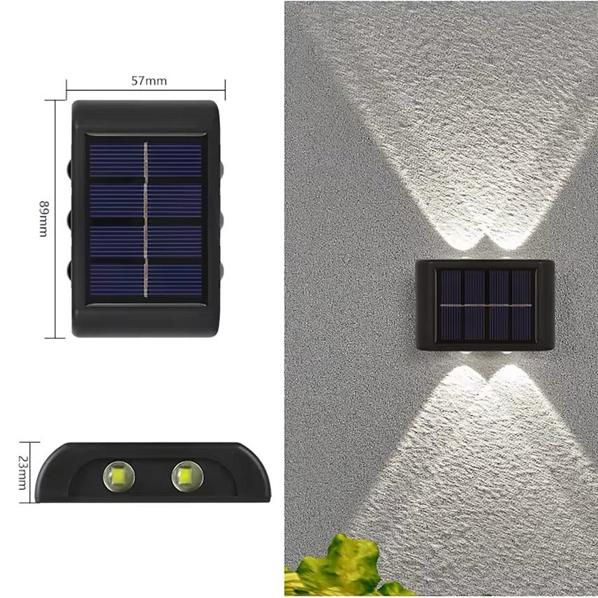 LED Solar Wandlichter