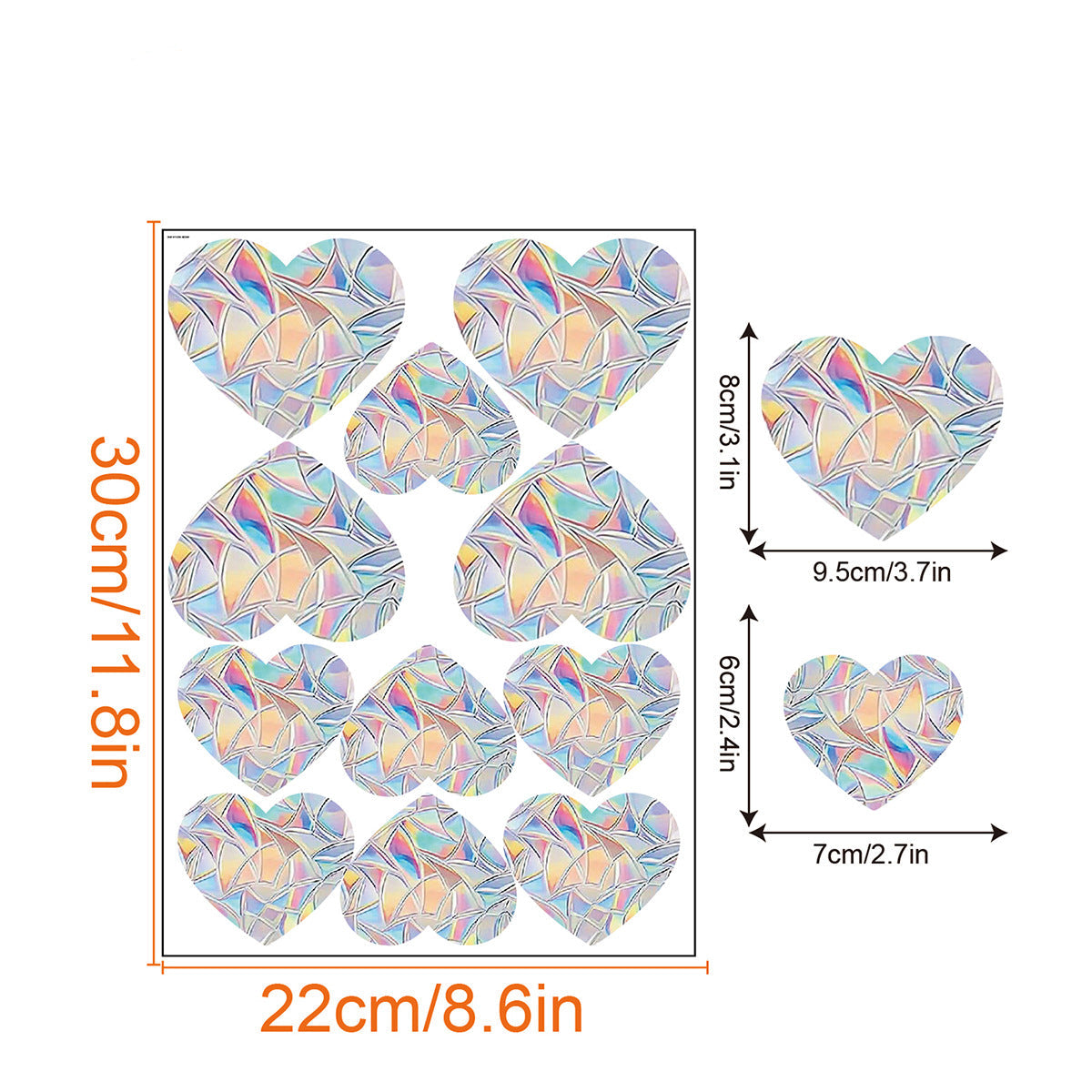 Regenbogen Fenster Sticker