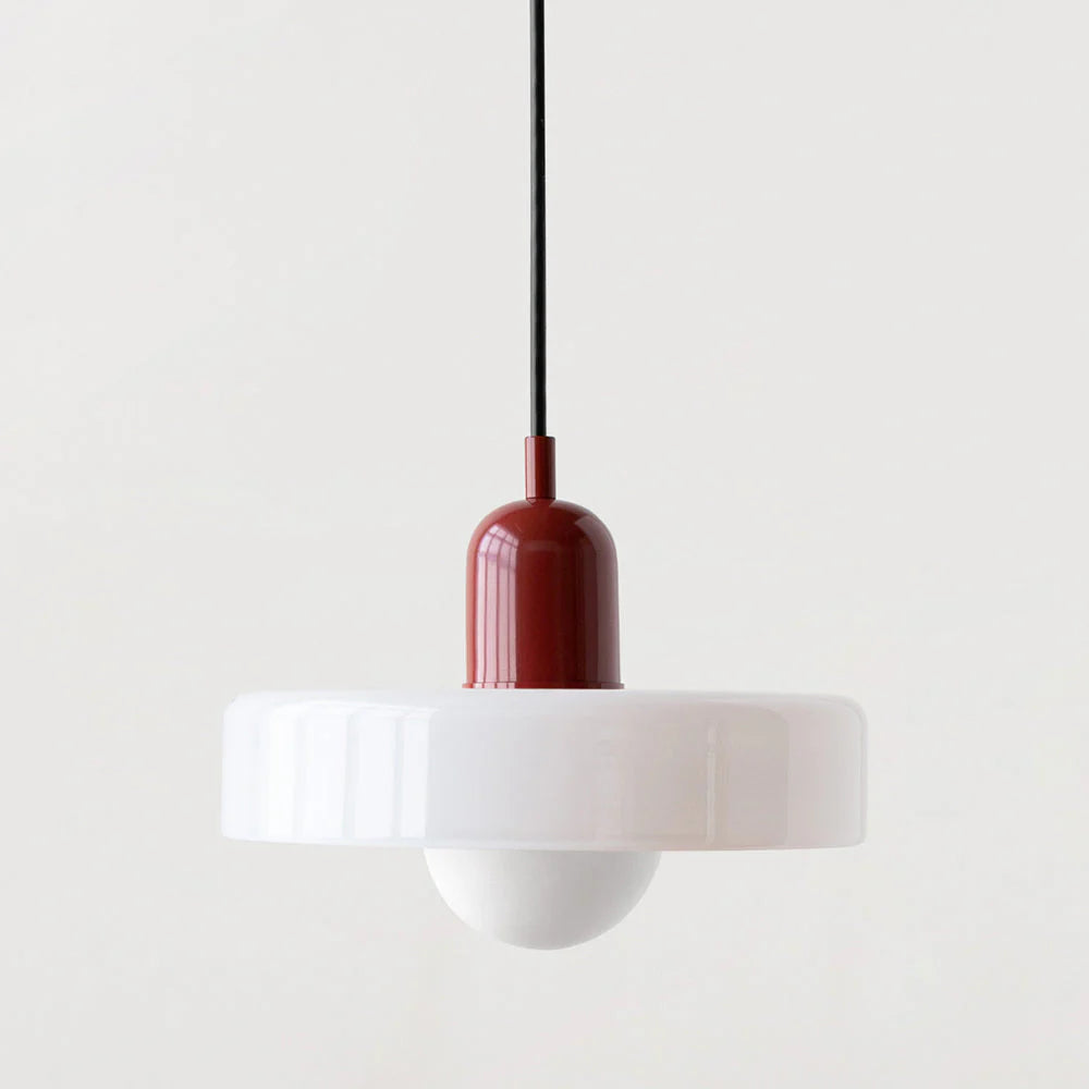 Bunte Glas-Pendelleuchte