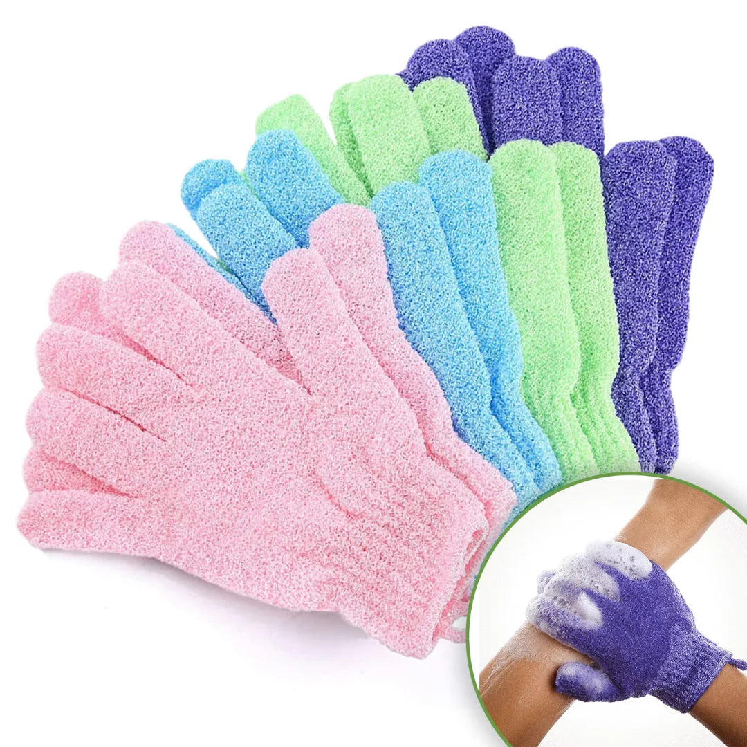 Exfolierende Badehandschuhe – 2er-Set