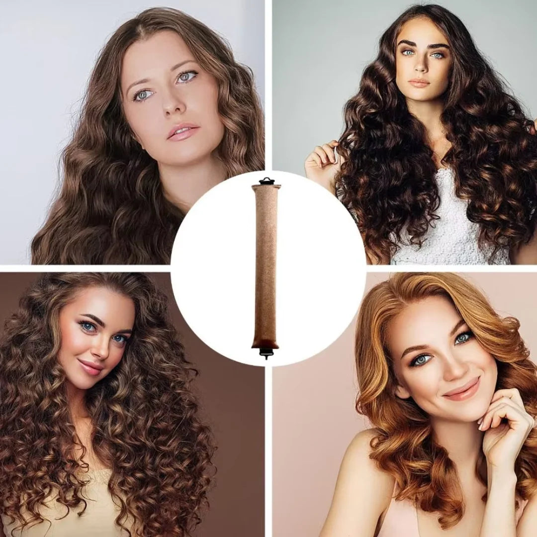 Schonendes Haarwickler-Set ohne Hitze