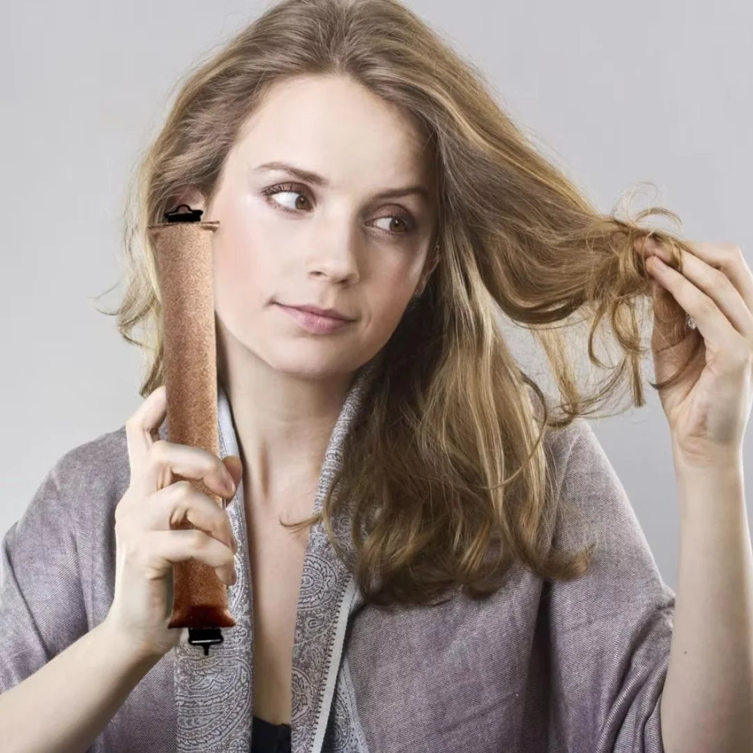 Schonendes Haarwickler-Set ohne Hitze