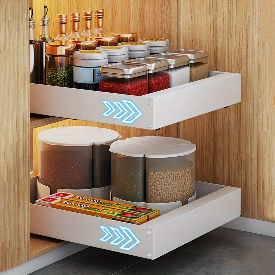 Erweiterbarer Küchenschrank-Organizer