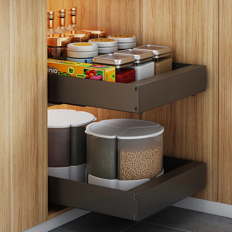 Erweiterbarer Küchenschrank-Organizer