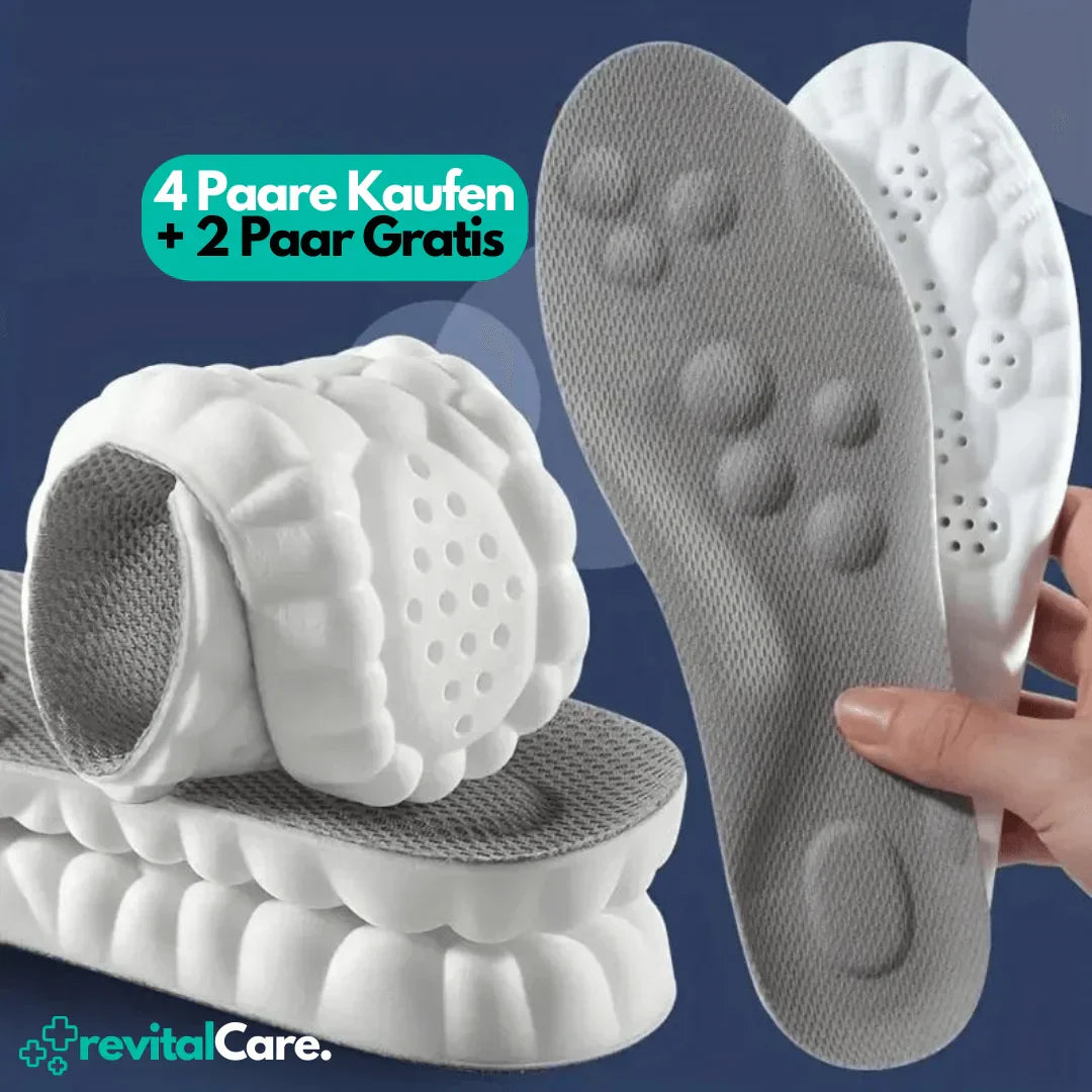 Ergonomische 4D Komfort-Einlegesohlen