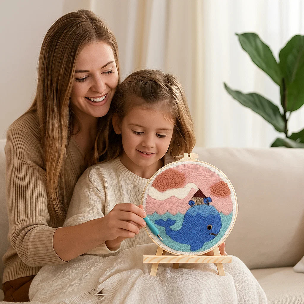 Entspannendes Stickset mit verschiedenen Designs