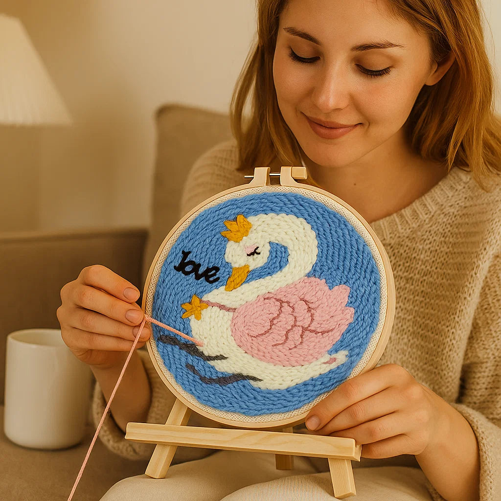 Entspannendes Stickset mit verschiedenen Designs