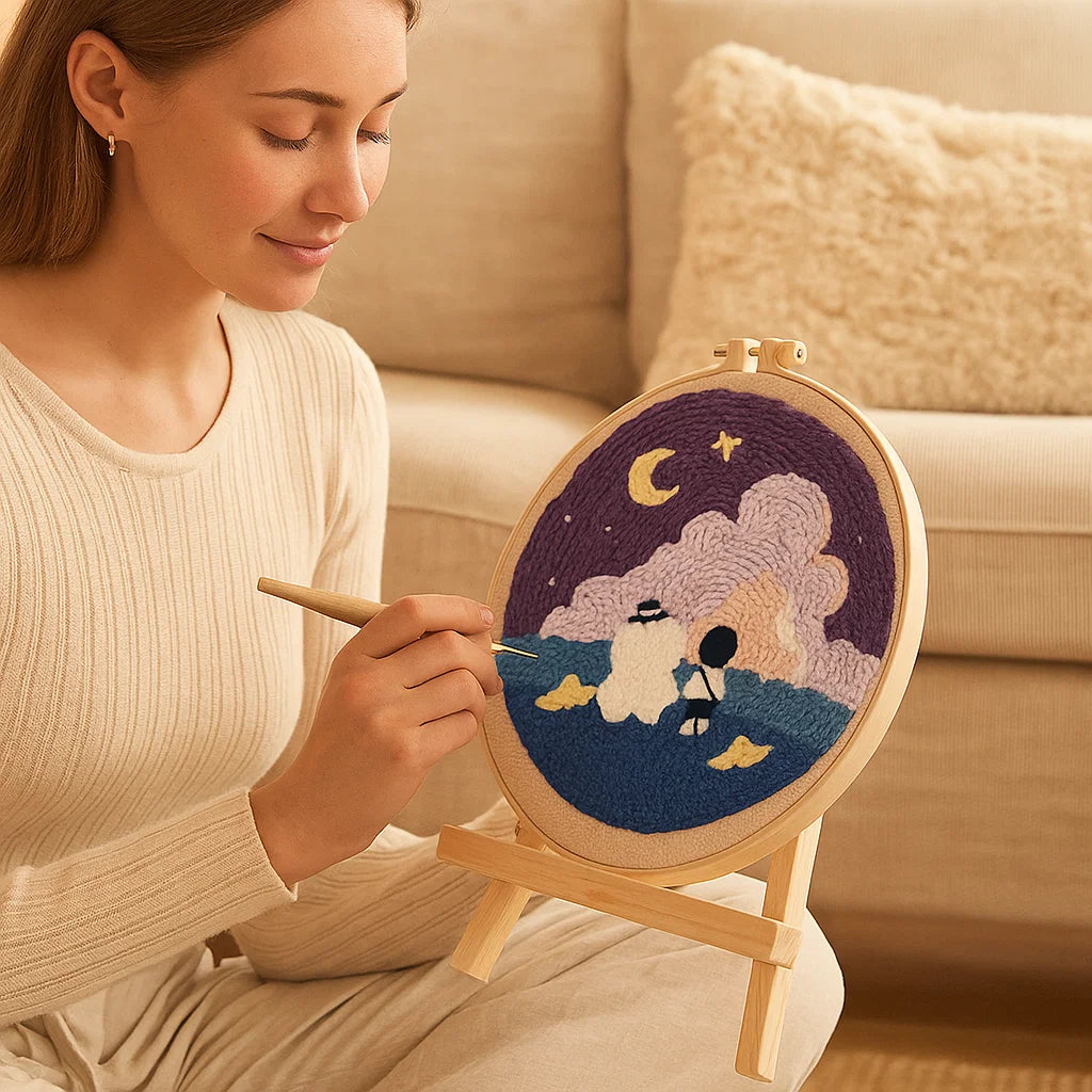 Entspannendes Stickset mit verschiedenen Designs