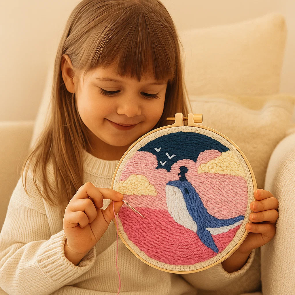 Entspannendes Stickset mit verschiedenen Designs