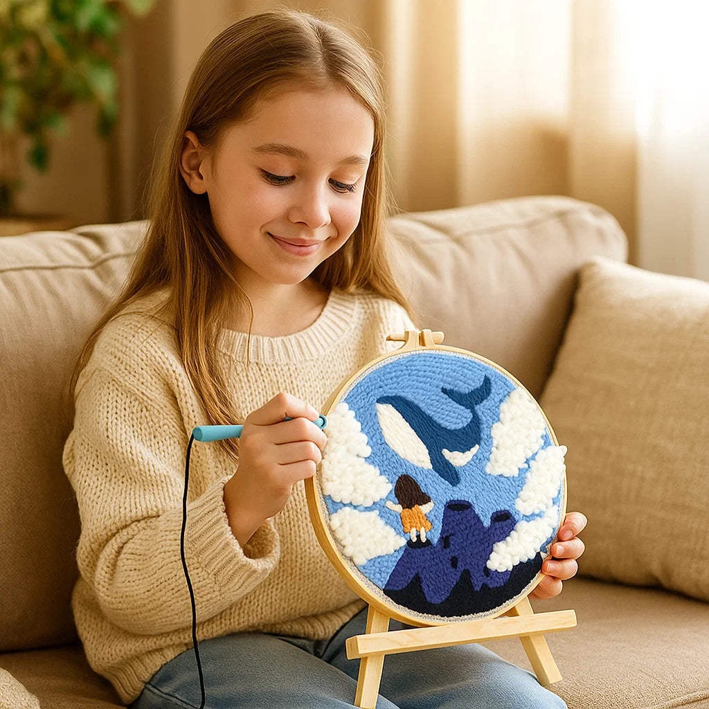 Entspannendes Stickset mit verschiedenen Designs