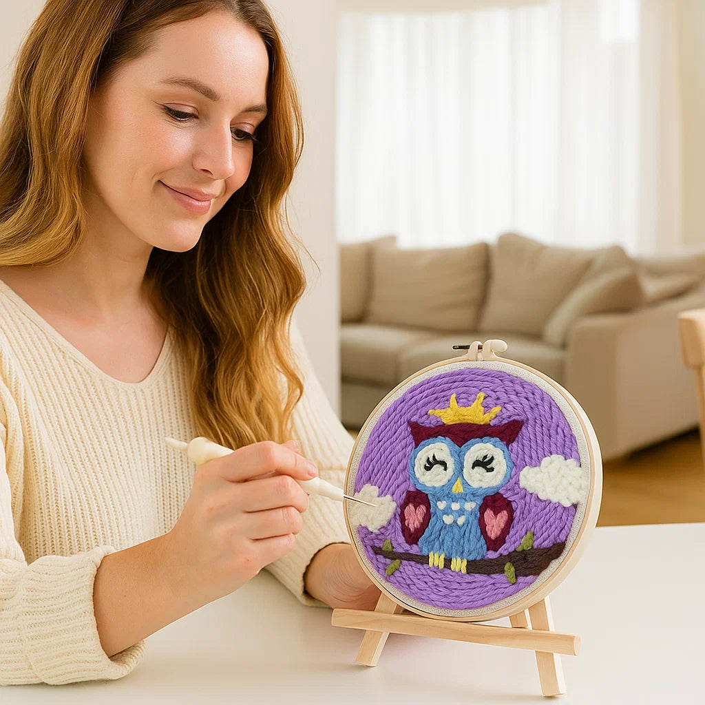 Entspannendes Stickset mit verschiedenen Designs