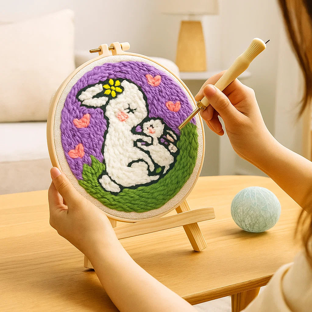 Entspannendes Stickset mit verschiedenen Designs