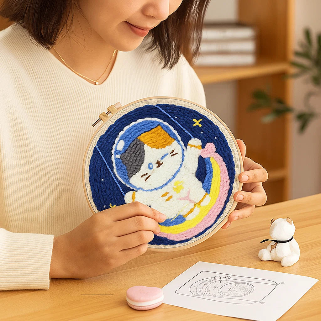 Entspannendes Stickset mit verschiedenen Designs