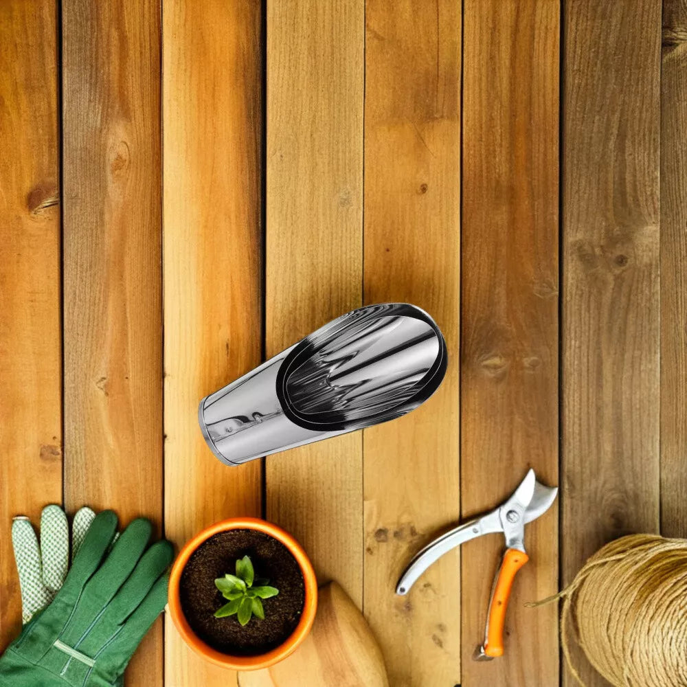 Edelstahl Schaufel für Blumenerde – Robuste Pflanzschaufel für Garten und Balkon