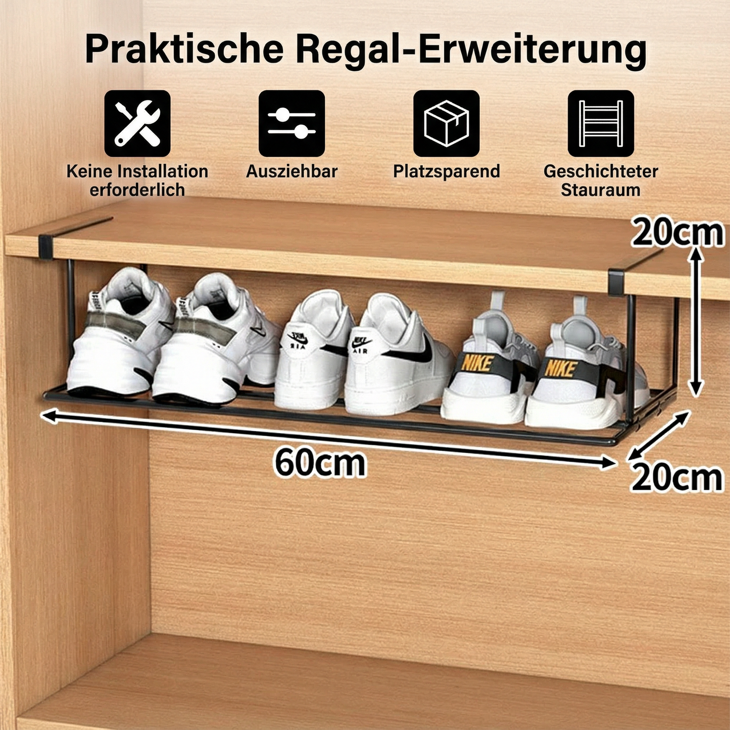 Praktische Regal-Erweiterung