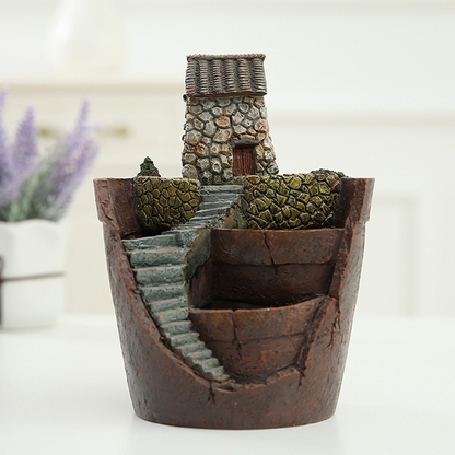 Sukkulent Dekorationsblumentopf für Mini-Garten – Bonsai Pflanztopf für Mikrolandschaft und Garten