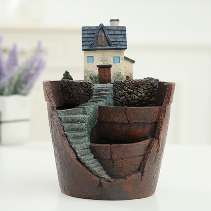 Sukkulent Dekorationsblumentopf für Mini-Garten – Bonsai Pflanztopf für Mikrolandschaft und Garten
