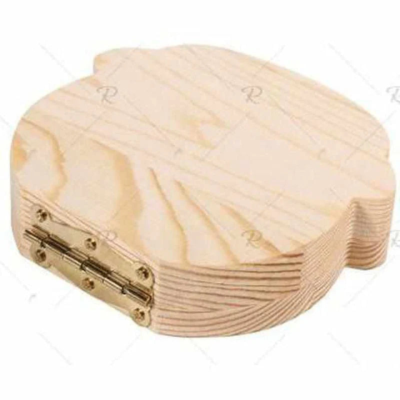 Holz-Zahnbox für Wertvolle Erinnerungen – Mit Platz für Milchzähne und Persönliche Daten