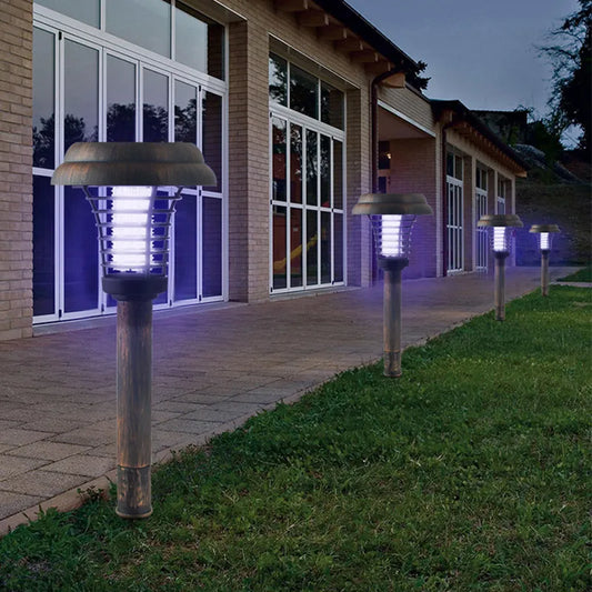 Solar Gartenleuchte mit Insektenvertreiber - LED Outdoor Lampe für Terrasse & Garten