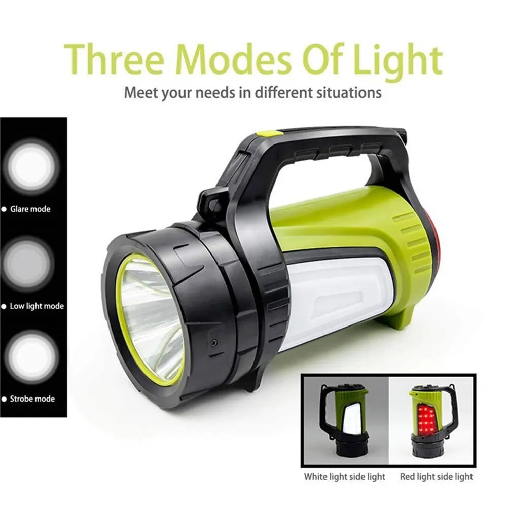 LED Doppelseiten Taschenlampe – Wasserdichte Arbeitslampe für Outdoor und Notfälle