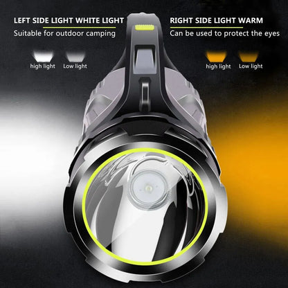 LED Doppelseiten Taschenlampe – Wasserdichte Arbeitslampe für Outdoor und Notfälle