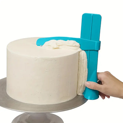 Torten-Glättwerkzeug für gleichmäßiges Bestreichen und Dekorieren von Kuchen
