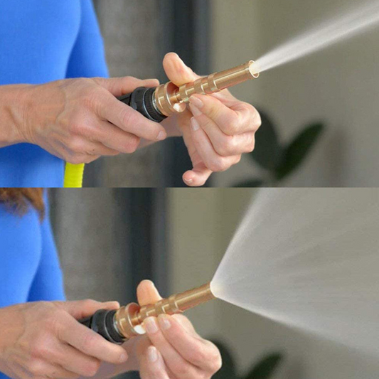 Flexibler Edelstahl Gartenschlauch mit Messinganschluss – Langlebig und Robust für Gartenbewässerung