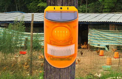 Solarbetriebener Tiervertreiber mit Alarm – Effektiver Schutz vor Tieren