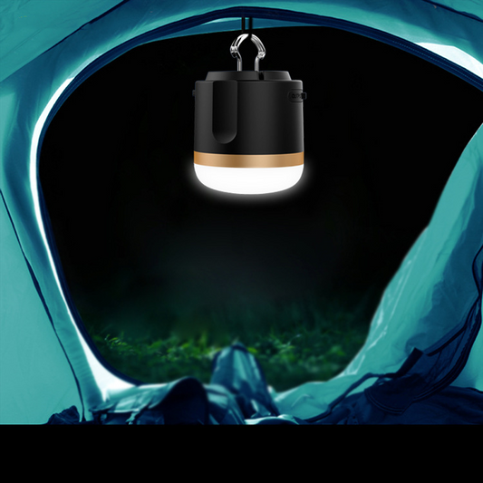 Tragbare LED Campinglampe mit Powerbank – Wiederaufladbar, USB-Anschluss, für Outdoor & Notfälle