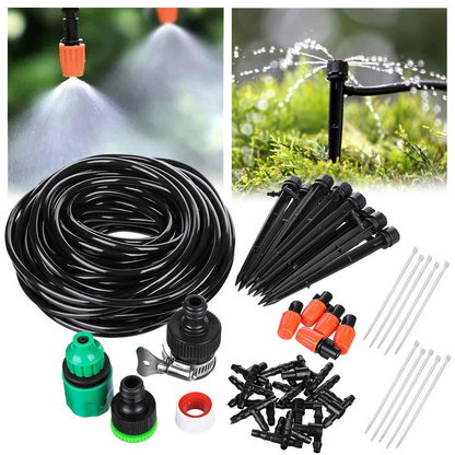 Automatisches Bewässerungssystem Set – Tropfbewässerung für Gartenpflanzen