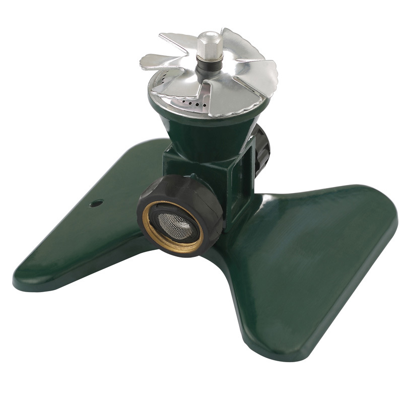 360-Grad Automatischer Rotierender Metall Rasen Sprinkler – Effektiver Gartenbewässerung Sprühkopf