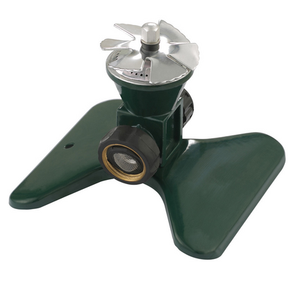 360-Grad Automatischer Rotierender Metall Rasen Sprinkler – Effektiver Gartenbewässerung Sprühkopf